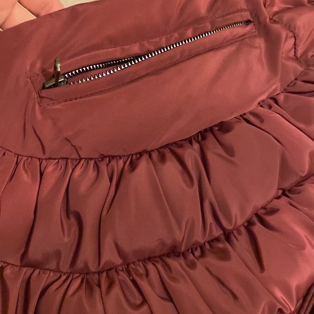 CIAO MILANL Women's Burgundy Puffer Vest WITH POCKETS. Size L - Picture 7 of 8